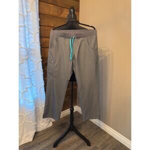 FIGS Technical Collection Scrub Pants – Gray –Size L –Straight Leg –Excellent